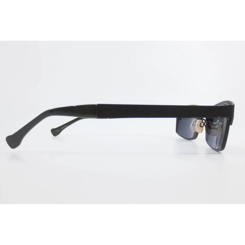 Marc Ecko Developer Sunglasses Matte Black Metal Rectangle Frame 54-16-140 CV
